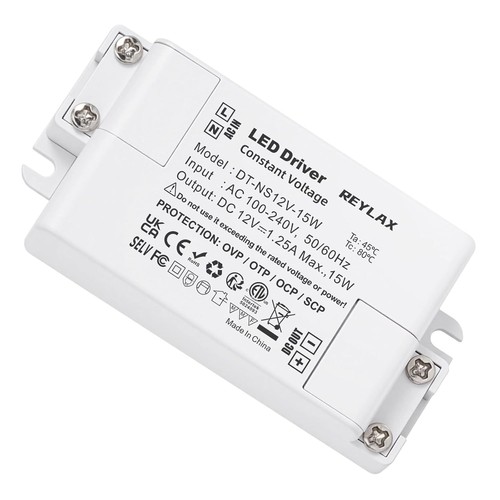 12v led driver - 15w, 1.25a