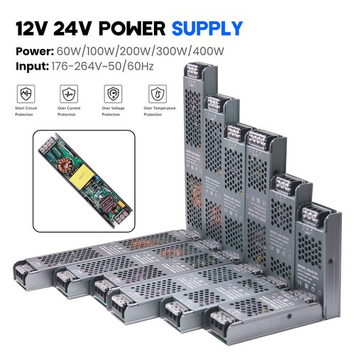 240v 12v 24v - dc, 60-400w